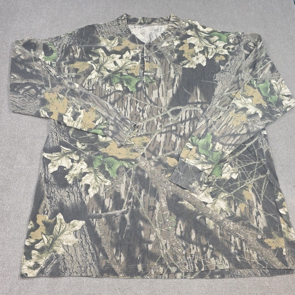 Vintage Mossy‎ Oak Shirt Size 2xl Long Sleeve Camo Hunt Outdoors USA Vtg No Tags